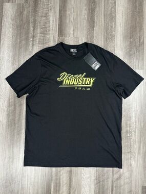Diesel Industry Team Deep Black Tee - XL